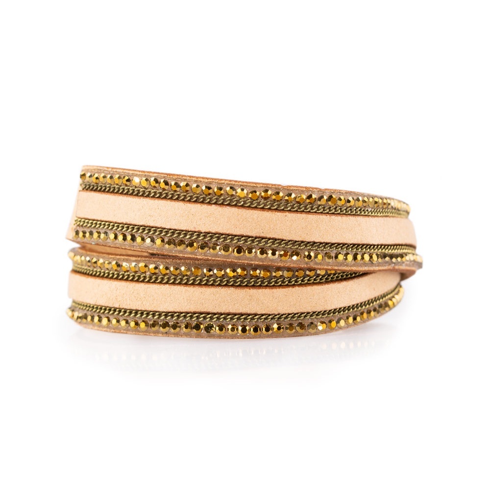 Going For Glam Brass Bracelet
